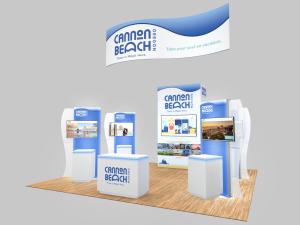 RE-9140 Island Rental Trade Show Exhibit -- Image 1