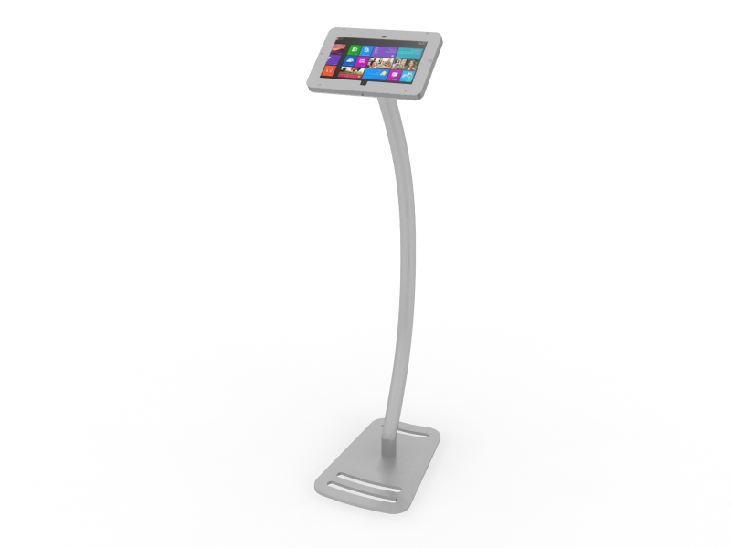 MOD-1336M Portable Surface 2 Kiosk -- Silver